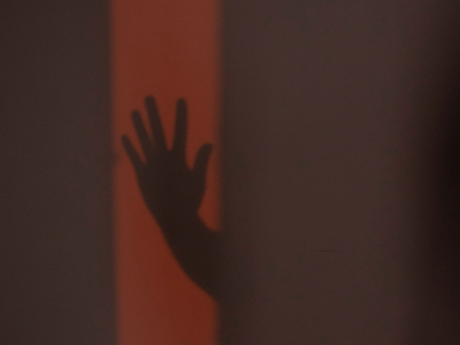 Kinsey Investigations Missing Person Cases - A shadow of a hand is cast on a wall.