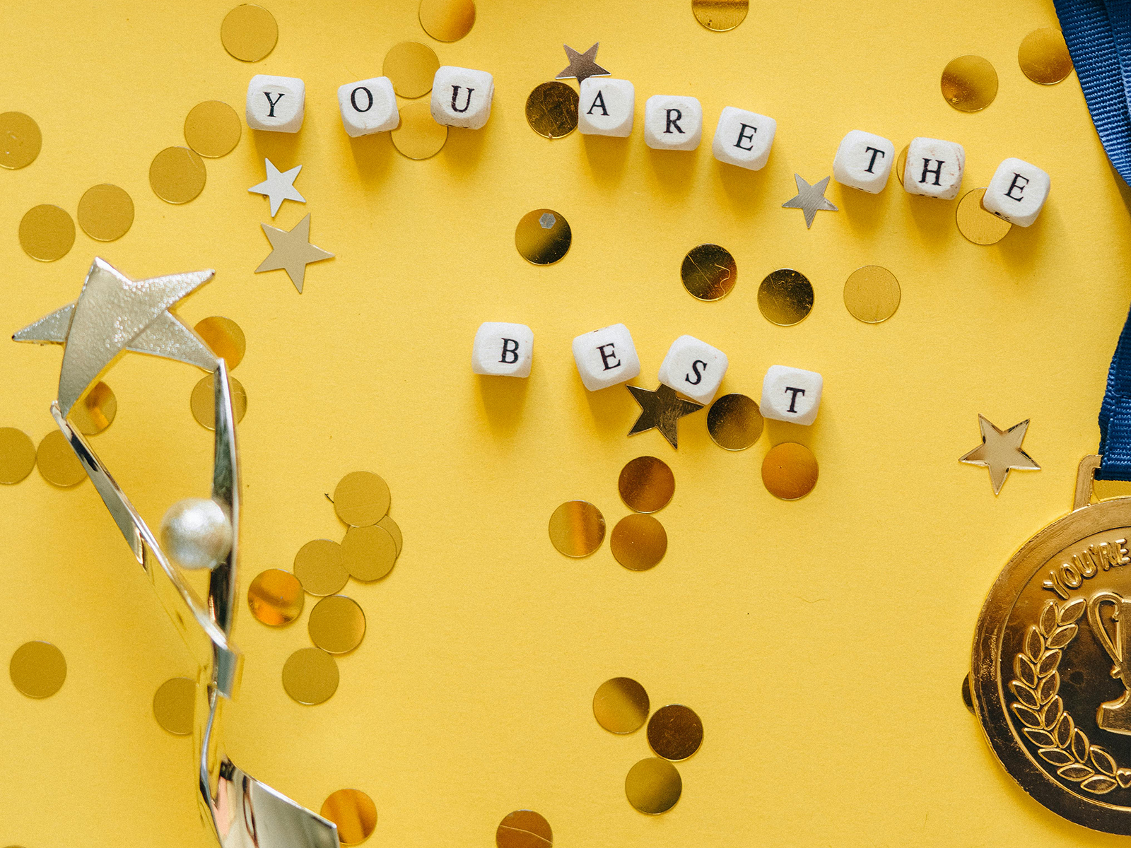 KinseyInvestigations.com Best Private Investigator - You are the best is spelled with letter dice next to a trophy.