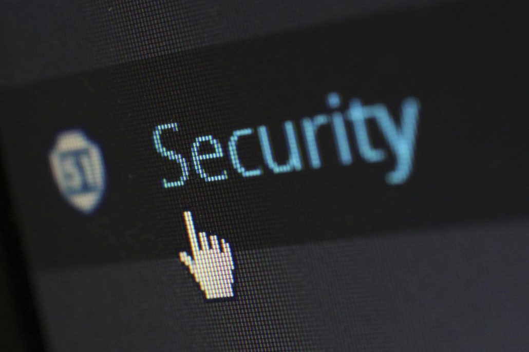 Computer cursor over Security tab - Consult Kinsey Investigations.