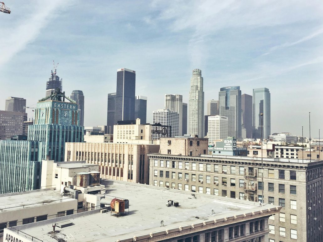 Los Angeles skyline - Contact Kinsey Investigations. 
